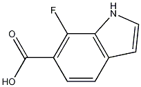 1H-INDOLE-6-CARBOXYLIC ACID,7-FLUORO